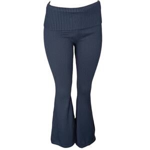 Women's Navy Flared Pants